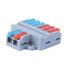 Cabeus MX-626 Клемма соединительная универсальная проходная 2-6 полюса с рычагом 0,08-6,0 (1шт)