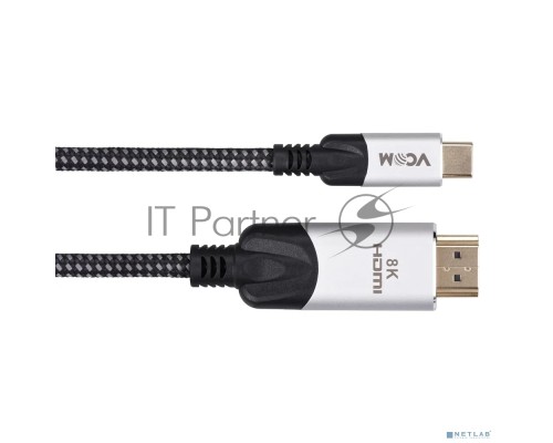 Кабель-адаптер USB 3.1 Type-Cm --> HDMI A(m) 8K@30Hz, 1.8m ,Alumi Shell,VCOM