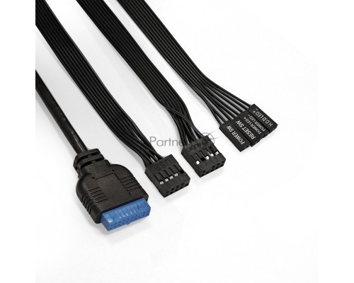 Компьютерный корпус Miditower ExeGate EVO-8243 (ATX, без БП, 2*USB+1*USB3.0, черный, 3 вент. с RGB подсветкой, боковая панель - закаленное стекло)