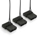 Компьютерный корпус Miditower ExeGate EVO-8243 (ATX, без БП, 2*USB+1*USB3.0, черный, 3 вент. с RGB подсветкой, боковая панель - закаленное стекло)