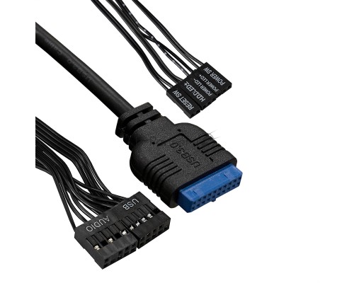 Компьютерный корпус Miditower ExeGate CP-606U-AB400 (ATX, AB400 с вент. 8см, 1*USB+1*USB3.0, аудио)