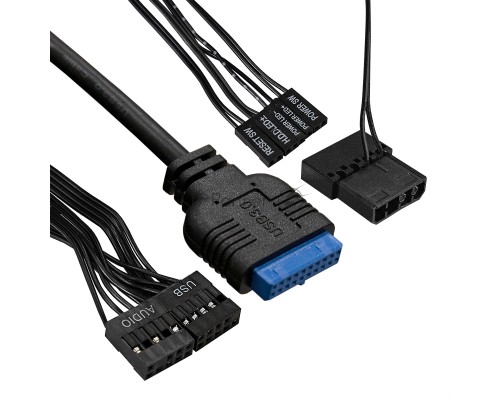 Компьютерный корпус Minitower ExeGate mEVO-7807-NPX400 (mATX, БП 400NPX 12см, 1*USB+1*USB3.0, черный 1x12см с RGB подсветкой)
