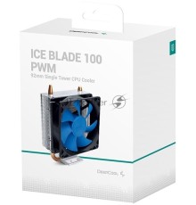 Устройство охлаждения(кулер) Deepcool ICE BLADE 100 PWM 1700 Soc-AM4/1151/1200/1700 4-pin 15-29dB Al+Cu 100W 309gr Ret