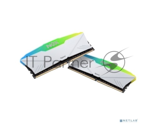 Оперативная память Apacer 32GB DDR4 3600 AH4U32G36C25YNWAA-2 DIMM 1024x8 1.35V OC NOX RGB WHITE AURA2 w/HS RP-K2