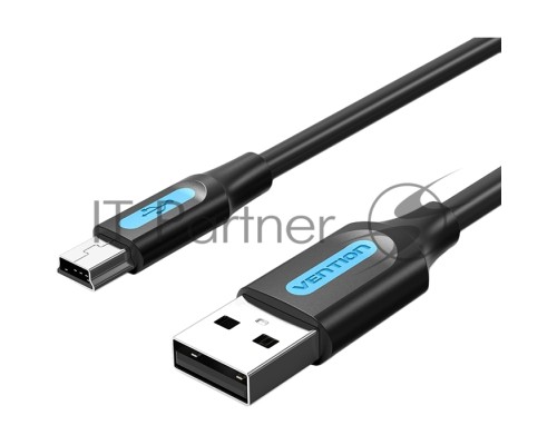 Кабель Vention USB 2.0 AM/mini B 5pin - 1м