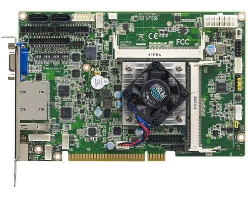 Материнская плата с процессором Advantech PCI-7032G2-00A2E, CPU Intel Celeron J1900, 2xDDR3L SO-DIMM, VGA/LVDS/DVI, 4xPCI 32bit/33MHz, 2xSATA/mSATA, 2xGbE LAN, 4xCOM, 7xUSB  Advantech