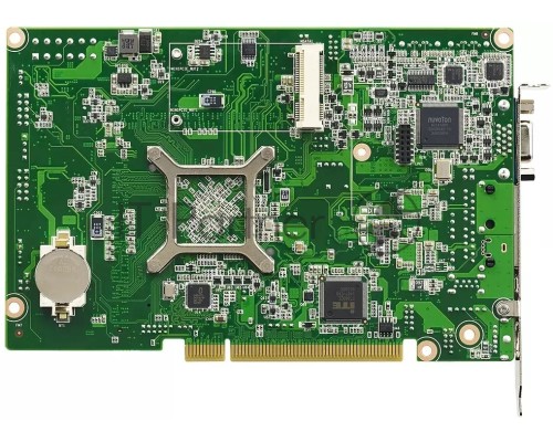 Материнская плата с процессором Advantech PCI-7032G2-00A2E, CPU Intel Celeron J1900, 2xDDR3L SO-DIMM, VGA/LVDS/DVI, 4xPCI 32bit/33MHz, 2xSATA/mSATA, 2xGbE LAN, 4xCOM, 7xUSB  Advantech