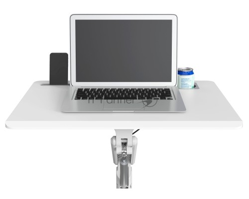 Стол для ноутбука Cactus VM-FDS101B столешница МДФ белый 70x52x107см (CS-FDS101WWT)