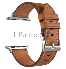 Кожаный ремешок для Apple Watch 42/44/45 mm LYAMBDA NEMBUS LWA-41-44-BR Brown