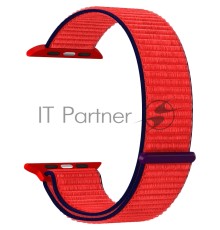 Нейлоновый ремешок для Apple Watch 42/44 mm LYAMBDA VEGA DSN-01-44-63 Red/ Dark blue