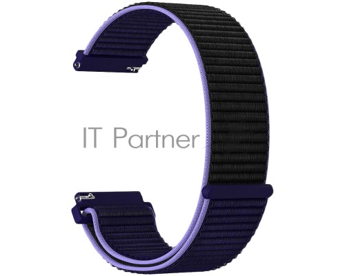 Универсальный ремешок из нейлона для часов 20 mm LYAMBDA VEGA DS-GN-03-20-43 Blue-black