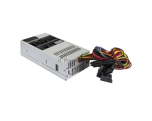 Блок питания 500W ExeGate F500AS (Flex ATX, for ITX case, APFC, КПД 80% (80 PLUS), 4cm fan, 24pin, 4+4pin, 3xSATA, 2xIDE)