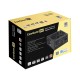 Блок питания 450W ExeGate 80 PLUS® 450PPH-LT (ATX, APFC, SC, КПД 82% (80 PLUS), 12cm fan, 24pin, (4+4)pin, PCIe, 5xSATA, 3xIDE, RTL, black, кабель 220V с защитой от выдергивания)