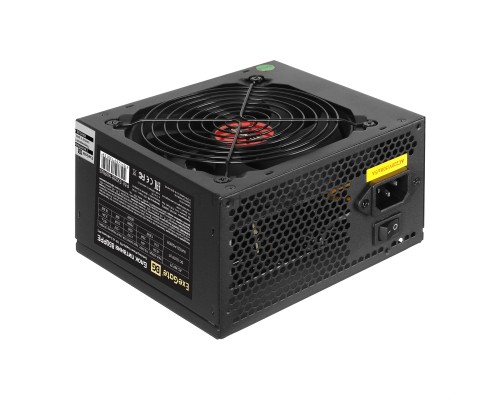 Блок питания 850W ExeGate 850PPE (ATX, APFC, SC, КПД 80% (80 PLUS), 12cm fan, 24pin, 2x(4+4)pin, PCIe, 6xSATA, 3xIDE, black, кабель 220V с защитой от выдергивания)