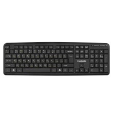 Клавиатура ExeGate LY-331L (USB, полноразмерная, влагозащищенная, 104кл., Enter большой, длина кабеля 2м, черная, RTL)