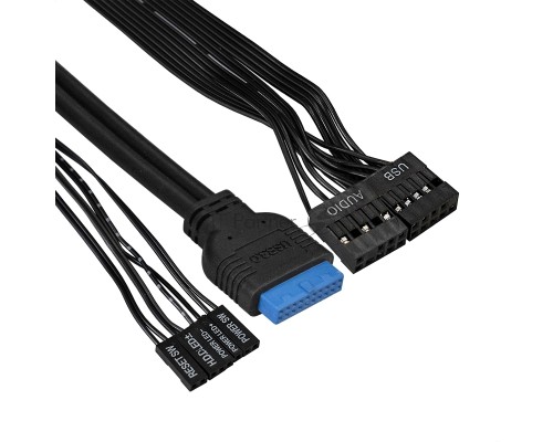 Компьютерный корпус Miditower ExeGate XP-340U (ATX, без БП, 1*USB+2*USB3.0, аудио)