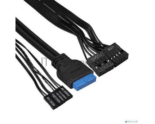 Компьютерный корпус Miditower ExeGate XP-340U (ATX, без БП, 1*USB+2*USB3.0, аудио)