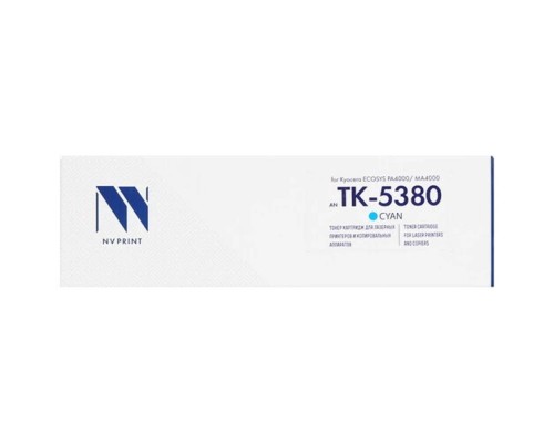[Расходные материалы] NV Print Картридж NVP совместимый NV-TK-5380 Cyan для Kyocera ECOSYS PA4000/MA4000 (10000k)