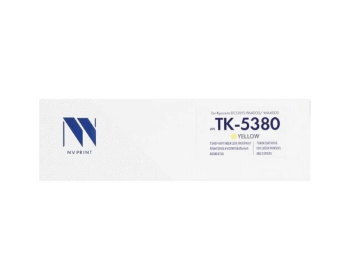 [Расходные материалы] NV Print Картридж NVP совместимый NV-TK-5380 Yellow для Kyocera ECOSYS PA4000/MA4000 (10000k)