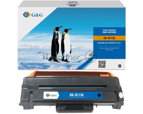 Картридж лазерный G&G GG-D115L черный (3000стр.) для Samsung Samsung Xpress SL-M2620/2820/M2670/2870
