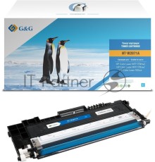 Картридж лазерный G&G GG-W2071A голубой (700стр.) для HP Color Laser MFP 179fnw/178nw/150nw