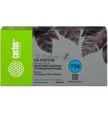 Картридж струйный Cactus CS-P2V73A №730 фото черный (300мл) для HP Designjet T1600/1700/2600