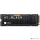 Накопитель SSD WD 1Tb Black SN850X, M.2(22x80mm), NVMe, PCIe 4.0 x4, 3D TLC, R/W 7300/6300MB/s, IOPs 800 000/1 100 000, TBW 600, DWPD 0.3, with Heat Spreader (12 мес.)