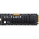Накопитель SSD WD 1Tb Black SN850X, M.2(22x80mm), NVMe, PCIe 4.0 x4, 3D TLC, R/W 7300/6300MB/s, IOPs 800 000/1 100 000, TBW 600, DWPD 0.3, with Heat Spreader (12 мес.)