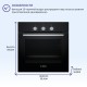 Встраиваемый духовой шкаф Bosch HBF011BA0Q 60 x 60 cm Черный, объем 66 литров