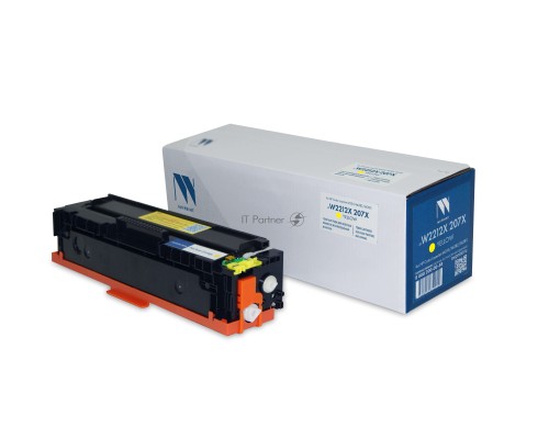 Картридж NVP совместимый NV-W2212X 207X Yellow для HP Color LaserJet M255/M282/M283 (2450k) до версии fw20220729