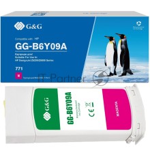 Картридж струйный G&G GG-B6Y09A 771C пурпурный для HP DesignJet Z6200