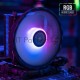 Кулер для процессора Cooler AeroCool Rave 3 ARGB черный 120мм алюминий/медь 1800rpm 4-pin 27db 125Вт