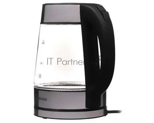 Чайник электрический Starwind SKG3311, 2200Вт, черный и серебристый