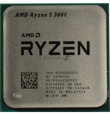 Процессор AMD Ryzen 5 3600, 100-100000031AWOF BOX (w/o Cooler)
