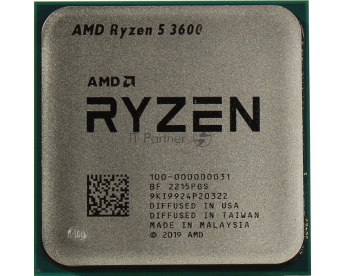 Процессор AMD Ryzen 5 3600, 100-100000031AWOF BOX (w/o Cooler)