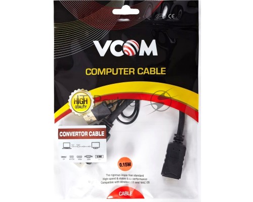 Адаптер USB TO DP(F) CG599E-0.15M 4K*60HZ VCOM