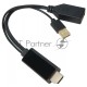 Адаптер USB TO DP(F) CG599E-0.15M 4K*60HZ VCOM