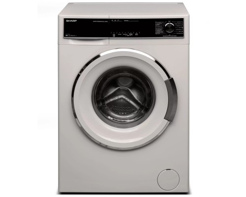 Стиральная машина Sharp ES712RW белый, загрузка фронтальная 7 кг, 1200 об/мин, класс: A+++