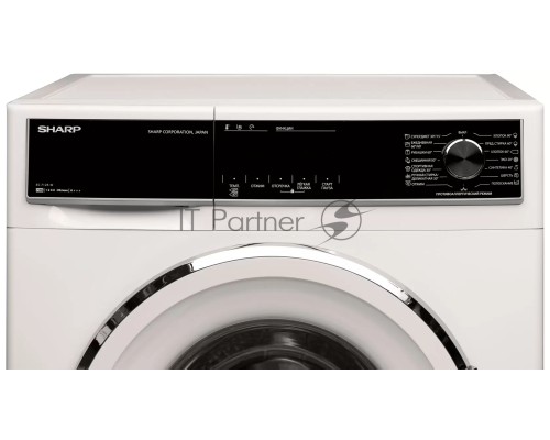 Стиральная машина Sharp ES712RW белый, загрузка фронтальная 7 кг, 1200 об/мин, класс: A+++