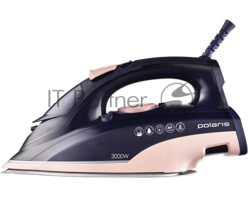 Утюг Polaris PIR 3074 SG AA 3m Синий/розовый 3000 Вт