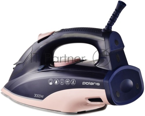 Утюг Polaris PIR 3074 SG AA 3m Синий/розовый 3000 Вт