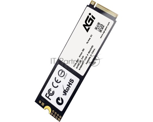 Накопитель SSD M.2 2280 1TB AGI AI218 Client SSD PCIe Gen 3x4 3D TLC (AGI1T0GIMAI218) (610644)