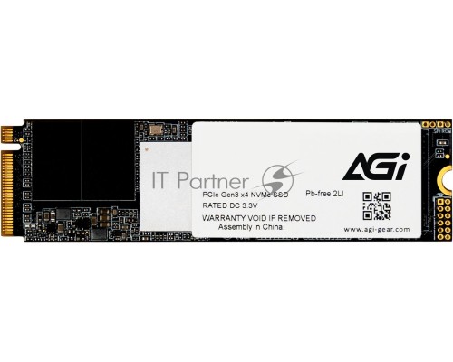 Накопитель SSD M.2 2280 1TB AGI AI218 Client SSD PCIe Gen 3x4 3D TLC (AGI1T0GIMAI218) (610644)