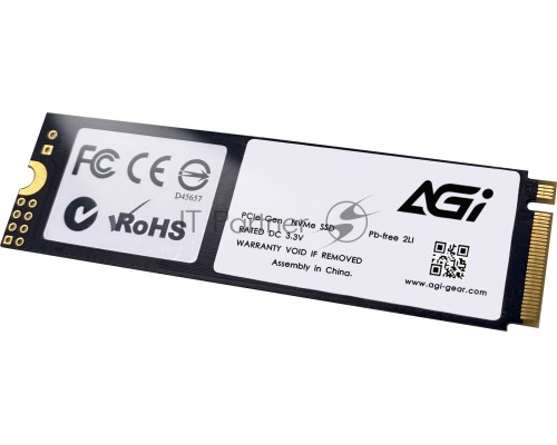 Накопитель SSD M.2 2280 1TB AGI AI218 Client SSD PCIe Gen 3x4 3D TLC (AGI1T0GIMAI218) (610644)