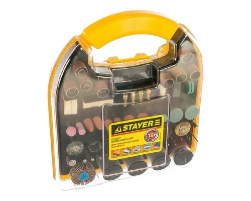 [Шпатели, мастерки, кельмы, терки, гладилки] Набор насадок Stayer 29900-H186 (граверы)