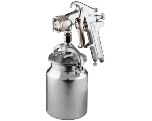 [Шпатели, мастерки, кельмы, терки, гладилки] Краскораспылитель Stayer Professional 06477-1.4 340л/мин соп.:1.4мм бак:1л серебристый