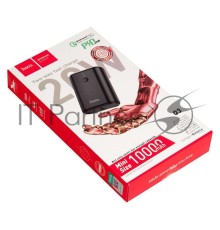 Внешний аккумулятор HOCO Q3 Mayflower быстрая зарядка QC3.0, PD20, USB-A 18W (10000mAh), черный