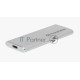 Накопитель External SSD Transcend 250Gb ESD260C <TS250GESD260C> (USB3.1 gen 2, Type C 520/460Mbs, 3D NAND, 81x34x8mm, 33g) Silver
