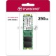 Накопитель SSD M.2 Transcend 250Gb MTS825 <TS250GMTS825S> (SATA3, up to 500/330MBs, 3D NAND, 90TBW, 22x80mm)