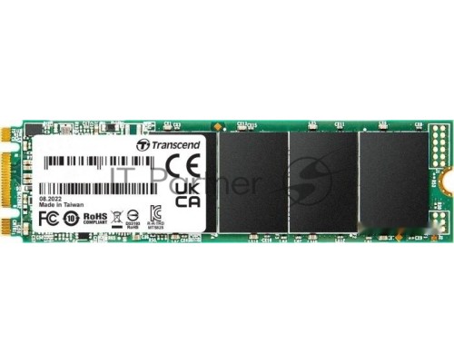 Накопитель SSD M.2 Transcend 250Gb MTS825 <TS250GMTS825S> (SATA3, up to 500/330MBs, 3D NAND, 90TBW, 22x80mm)